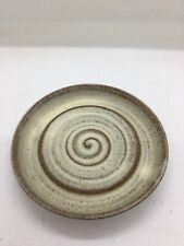 Vintage Broadstairs Pottery plate studio classic design swirl  soap dish margate