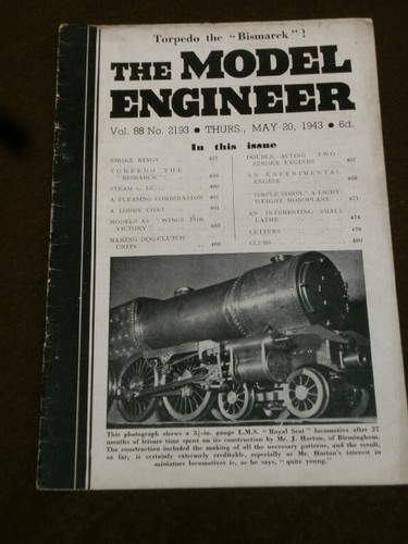 Model engineer 2193 - 2193,