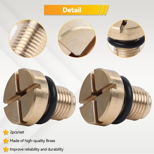 Brass coolant bleed - 2x,