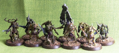 Nurgle plaguebearers - plaguebearers,