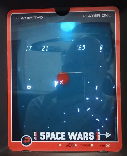 Vectrex space wars - space,