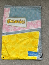 Girlguiding Brownies uniform girls Drawstring Bag backpack 