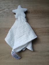 George Asda White Star Muslin Comforter Soother NWOT