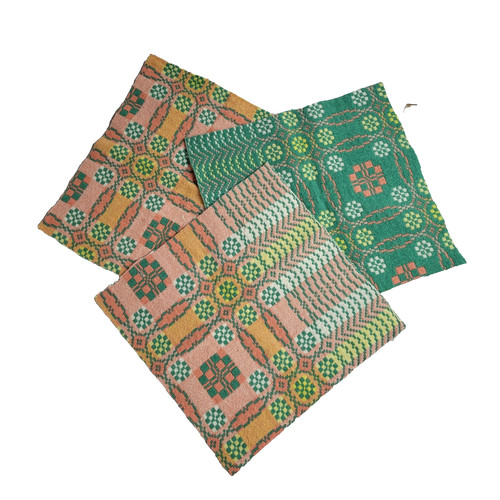 Vintage welsh blanket fabric - blanket,