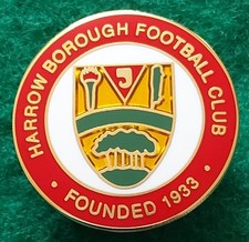 Harrow Borough FC Enamel Badge