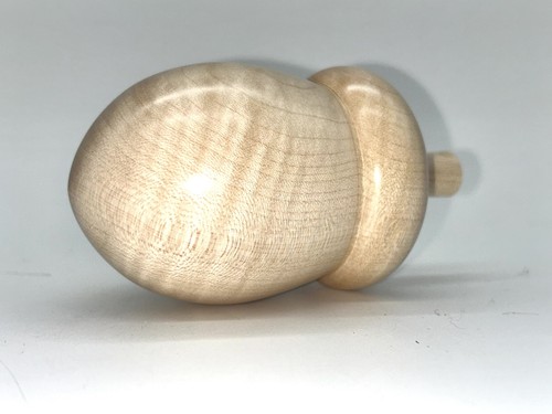 Large ornamental wooden - , acorn