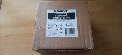 Manrose mg100t axial - mg100t,