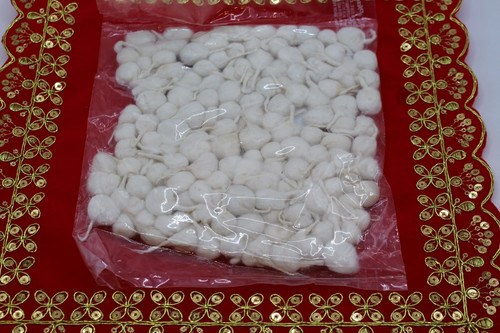 Phool vati cotton wicks small - cotton,