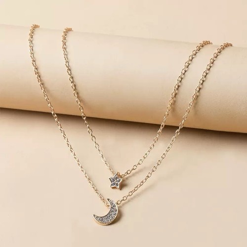 925 sterling silver - silver, moon