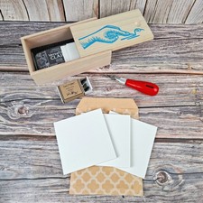 Lino stamp  block printing kit