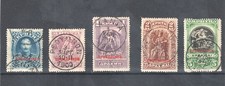 Greece Crete 1900 Set with Red