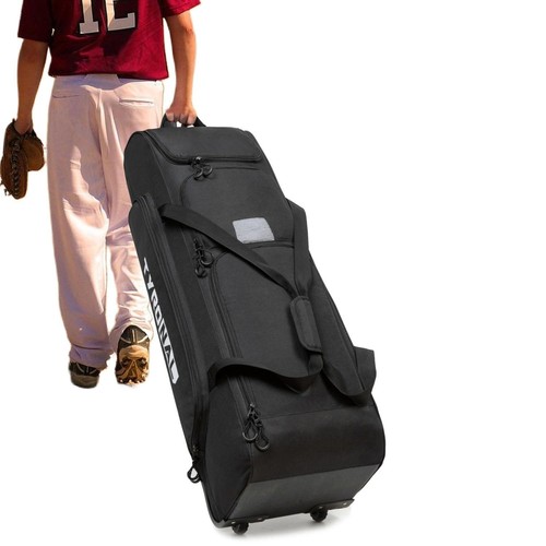Baseball bag with wheels - with,