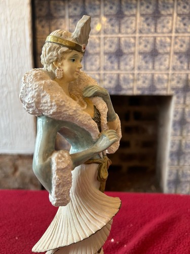 Art deco style woman - art,