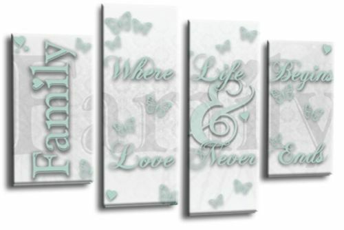 Family quote wall art - quote,
