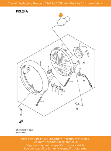 Suzuki bulb - suzuki, (12v35/35w)