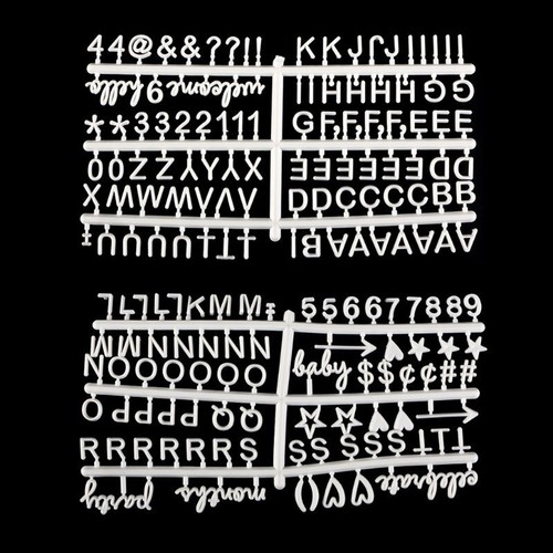 Characters felt letter - felt,