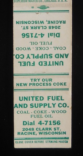 1940s united fuel and supply - and,