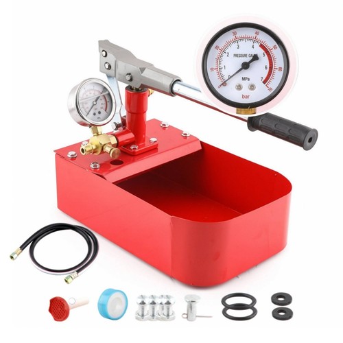 Pressure test pump - with, gauge