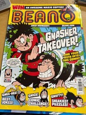 BEANO COMIC MAGAZINE GNASHER