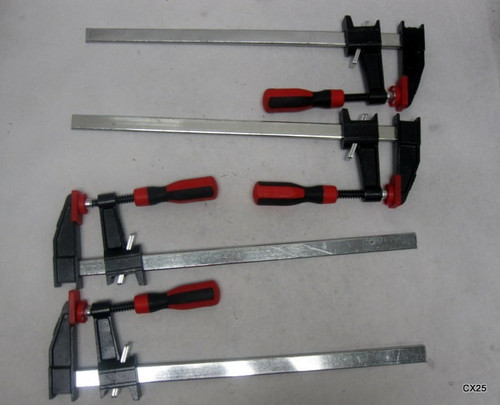 Pack inch f clamps - f, set