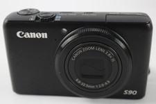 Canon Powershot S90 Digital Compact Camera Working w/ Canon 3.8x IS Optical Zoom