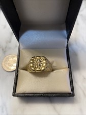 VTG Gold Plated Nugget Ring