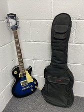 Rockburn Les Paul Blue Burst Style Electric Guitar Untested PK