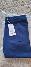 Cashmere merino wool joggers xs. Women's navy