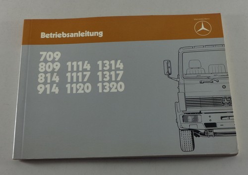 Operating manual mercedes 709 - operating,