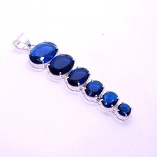 925 Sterling Silver Blue