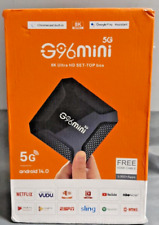 G96MINI Android TV Box | 4GB RAM 64GB ROM | 8K UHD | Dual-Band WiFi | Bluetooth