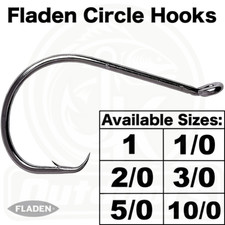 Fladen Circle Hooks Sizes 1