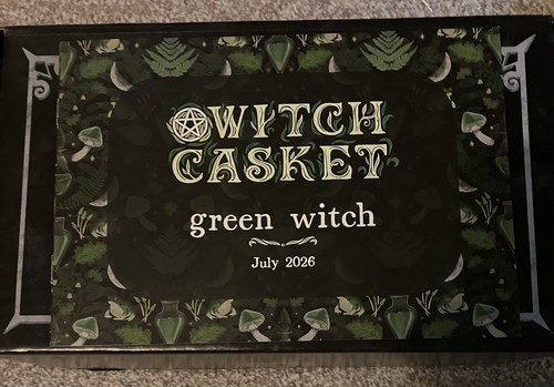 Julys witch casket - witch,