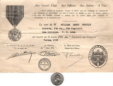 WW1 WWI US Army French Verdun