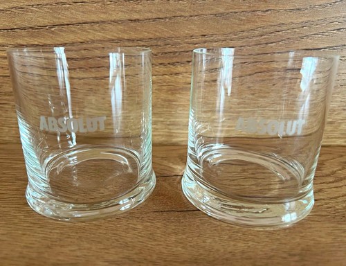 Absolut vodka etched logo - absolut,