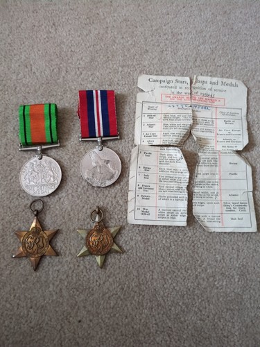 Wwii raf medal group 4 - wwii,