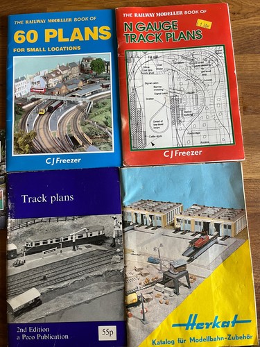 Model railway track plan books - track,