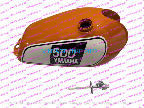 Yamaha 500 orange - tt,