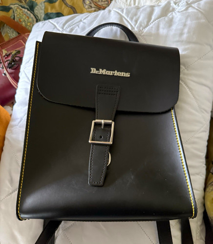 Martens black leather - black,