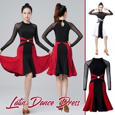 Women's Latin Dance Dress Adult Dance Competition Stage Performance Costumes