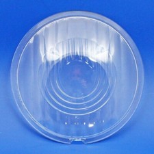 Domed pressed glass lens with - glass,