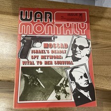 War Monthly Magazine 1977 Issue 36 Mossad Russian Tanks 1914 to 1945 