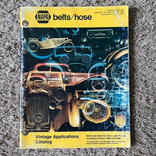 1984 napa belts hose - belts,