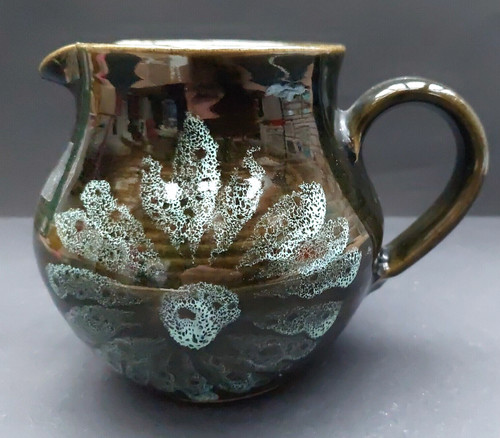 Lotus pottery jug petals - pottery,