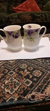 Vintage 2 X Dandy Lines Fine Bone China Mugs