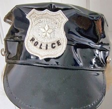 Hen Night Stag Night Fancy Dress PVC Police Hat Cap Fetish TV CD Roleplay GAY?