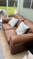 Quality 2 Person Tan Leather