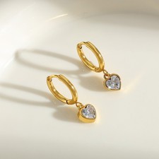 18ct Gold-Plated 13mm Hoop