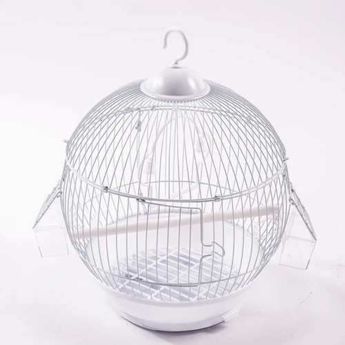 Round bird cage with - round,