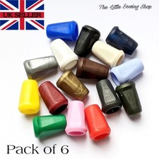 Pack of 6 Bell Shape Cord Lock Cord End Cap String End Stopper for Craft Sewing